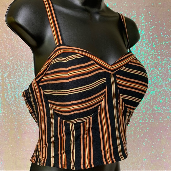 Striped Bustier Top - Picture 3 of 11